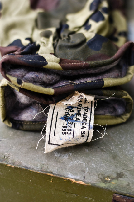 Camo gloves - Romanian Army Surplus