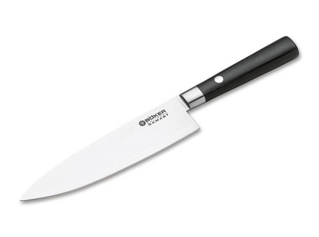 "DAMASCUS BLACK CHEF'S KNIFE SMALL" KONYHAKÉS - BOKER