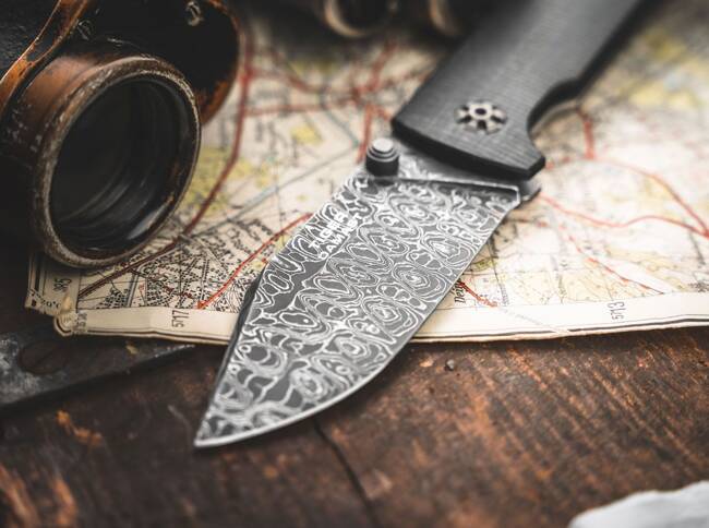 DAMASCUS KÉS TIGER-DAMASCUS - BOKER