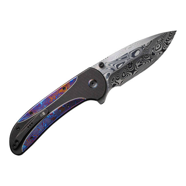 DAMASCUS KÉS ZIZZIT TITANIUM BLACK TIMASCUS DAMASCUS - WE KNIFE