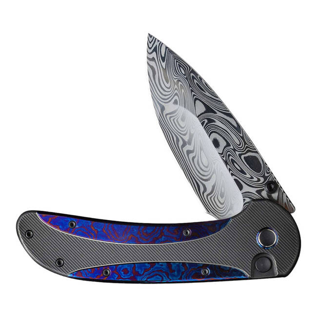 DAMASCUS KÉS ZIZZIT TITANIUM BLACK TIMASCUS DAMASCUS - WE KNIFE