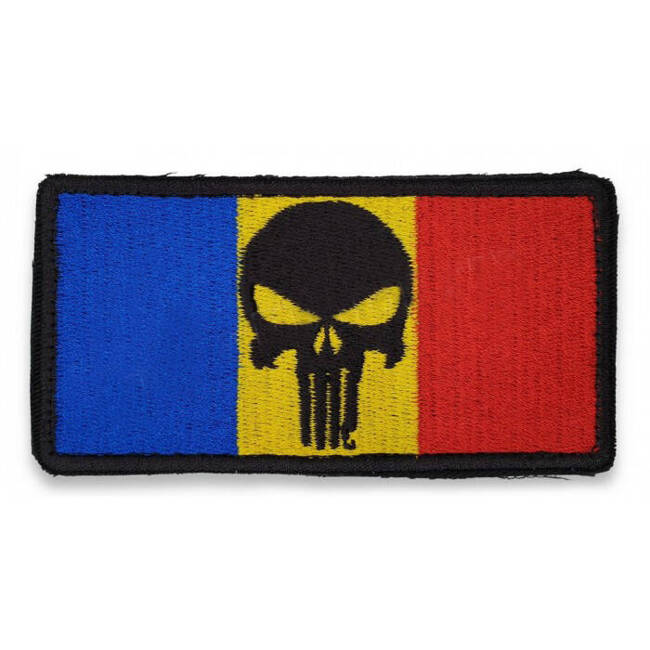 DRAPEL PUNISHER HU, VELCRO felhelyezéssel - 9 x 4,5 x 0,2 CM