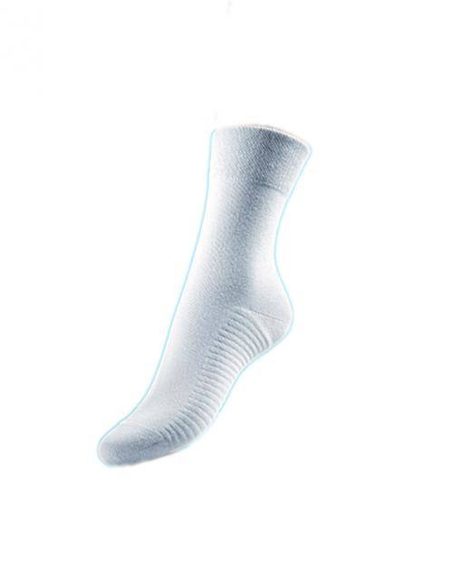 Diabetikus zokni talpmasszázzsal - fehér, új