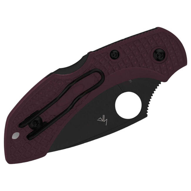 "Dragonfly 2 Lightweight Micro-Melt PD#1 Black Blade Sprint Run" ZSEBKÉS - SPYDERCO