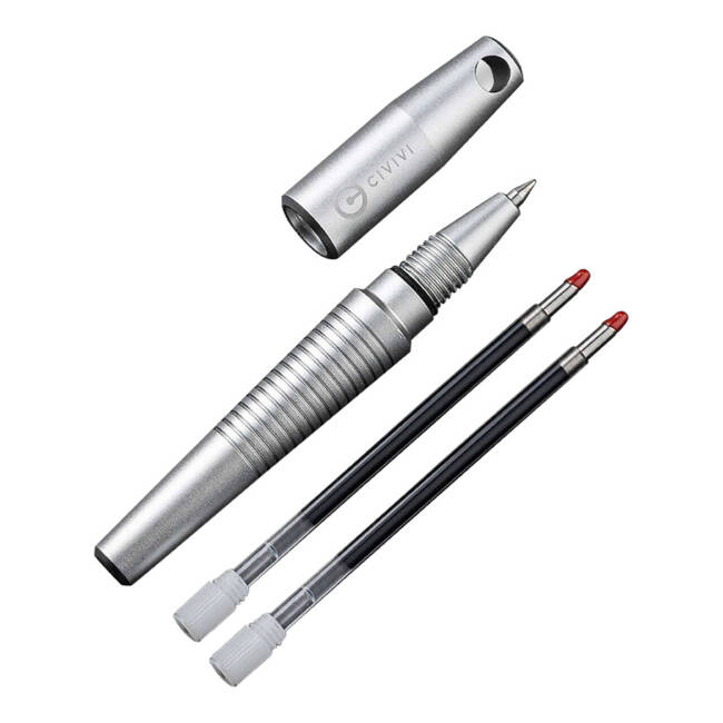 EDC KÉS BUTTON LOCK ELEMENTUM II STELLAR QUILL PEN COMBO PACK - CIVIVI