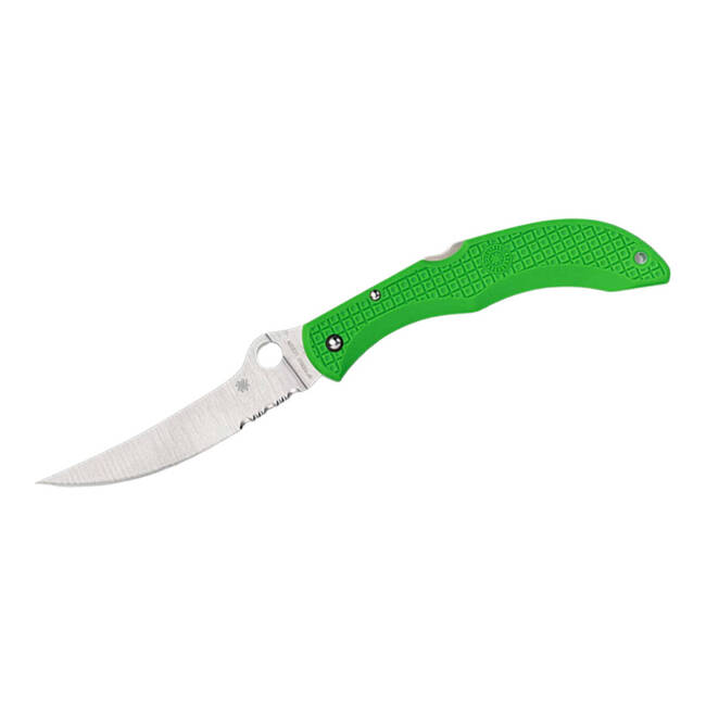 EDC KÉS CATCHERMAN SALT GREEN LC200N SPRINT RUN - SPYDERCO