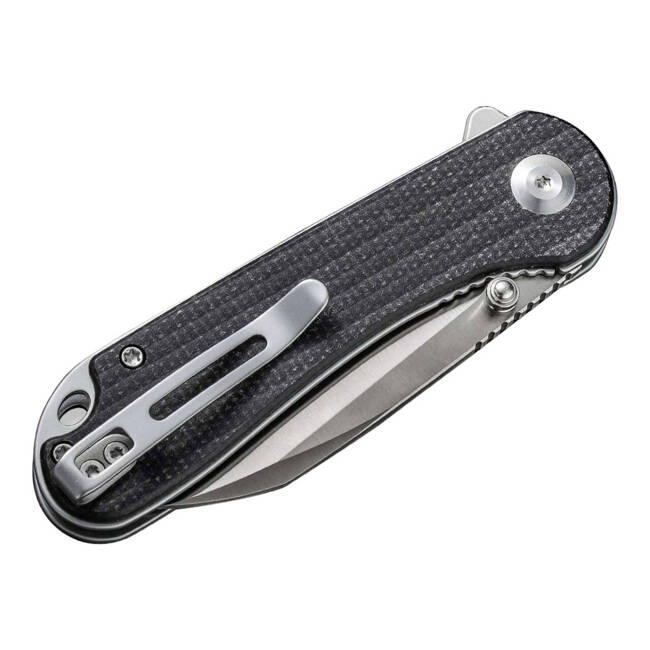 EDC KÉS ELEMENTUM MICARTA FEKETE SATIN - CIVIVI