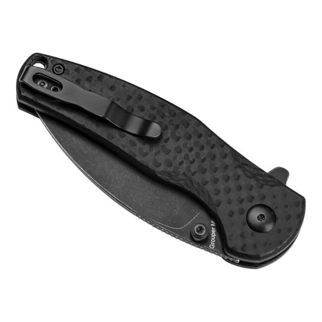 EDC KÉS MINI GROUPER G10 FEKETE - KIZER