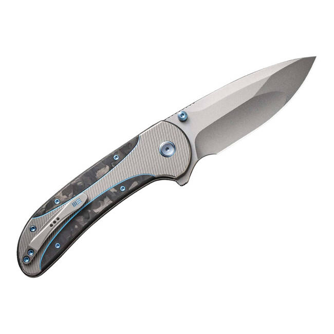 EDC KÉS ZIZZIT TITANIUM GREY MARBLE CF - WE KNIFE