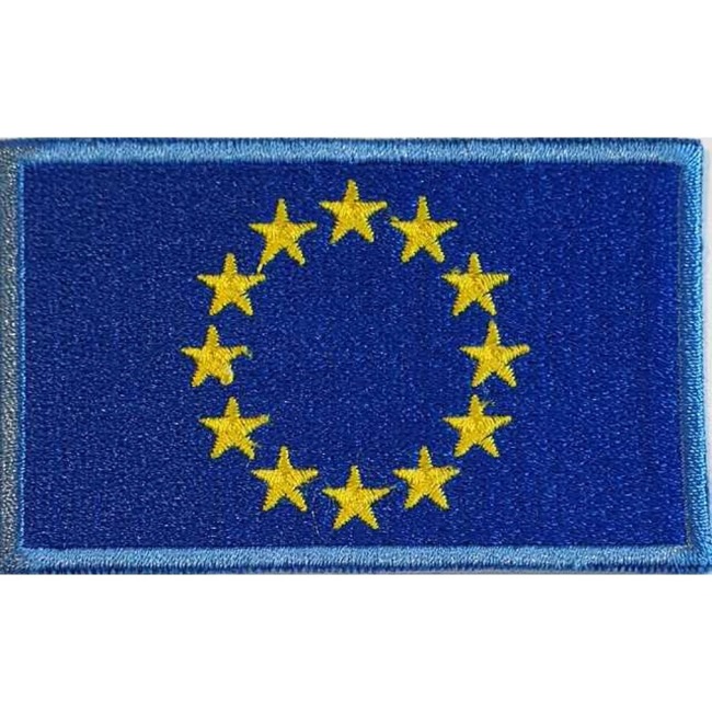 EU zászló, hőre applikálva - 75 x 45 mm