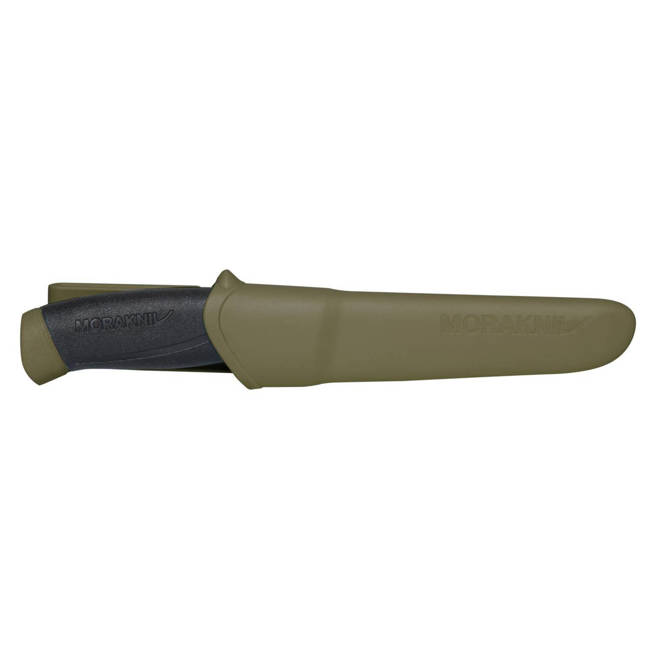 FIX PENGÉJŰ KÉS - COMPANION MG (S) - ROZSDAMENTES ACÉL - MORAKNIV® - OLÍVA ZÖLD