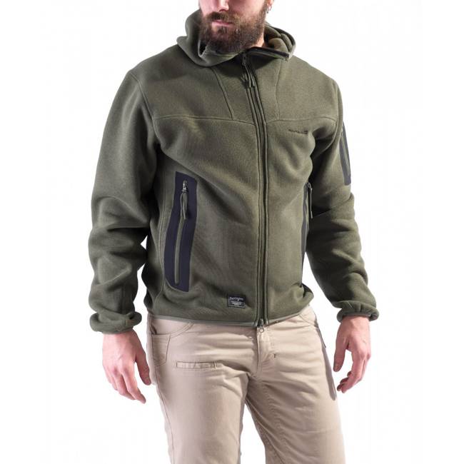 FLEECE KAPUCNIS PULÓVER CIPZÁRRAL - "FALCON PRO" - PENTAGON® - COYOTE