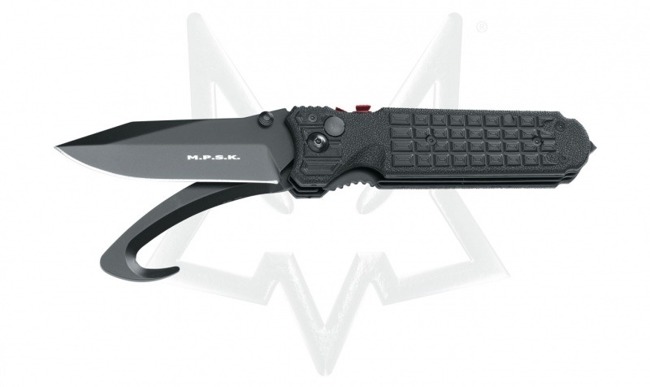 Fox kés M.P.S.K. Multi Purpose Survival Knife Rescue Utility fekete