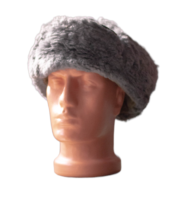 Fur hat, Cold War era, Romanian Army Surplus - SZÜRKE/CAMO