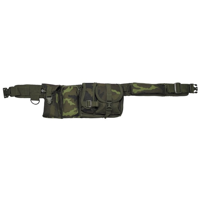 Gyöngyvászon öv 6 táskával, M 95 CZ camo