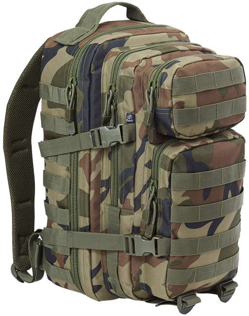 HÁTIZSÁK US COOPER - KÖZEPES - 25L - WOODLAND CAMO - BRANDIT 