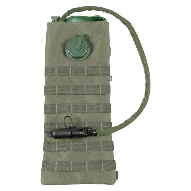 HIDRATÁLÓ HÁTIZSÁK SZETT HÓLYAGGAL ÉS CSERÉLHETŐ SZELEPPEL - MOLLE SYSTEM - OLIVE - 2,5 L - MFH  