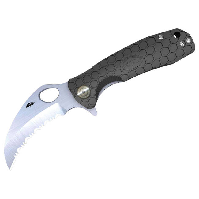 Honey Badger - BLACK SERRATED - SMALL - CLAW ZSEBKÉS