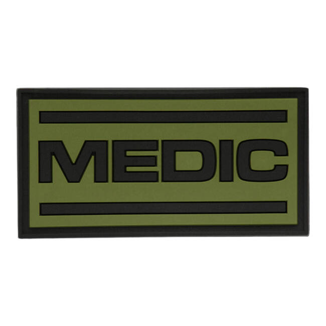 JELVÉNY MEDIC PVC - FEKETE/OLIV - M-TAC