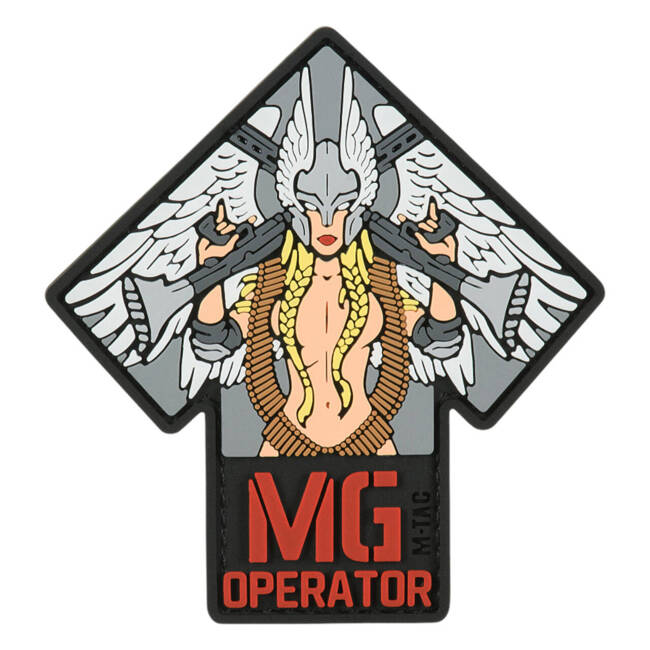 JELVÉNY MG OPERÁTOR PVC - PIROS/SZÜRKE - M-TAC