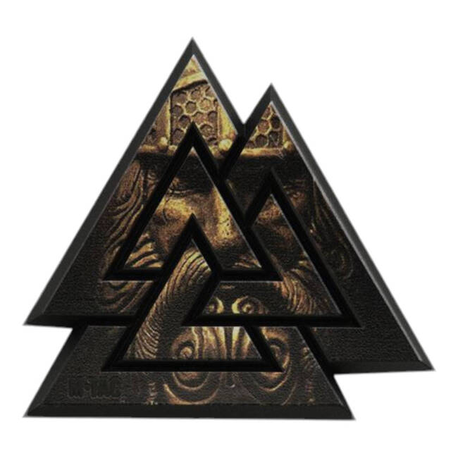 JELVÉNY VALKNUT 3D PVC - FEKETE/COYOTE - M-TAC