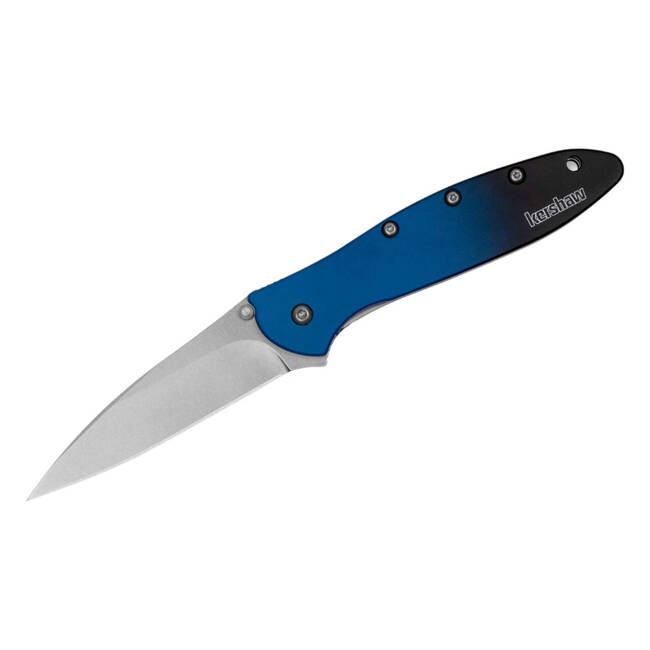 KÉS ASSZISZTENS NYITÓVAL LEEK ALUMINUM GRADIENT - KÉK/FEKETE - KERSHAW