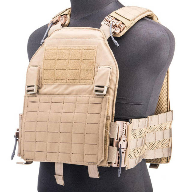 LAVC ASSAULT VEST lemezhordozó W /ROC - Coyote barna