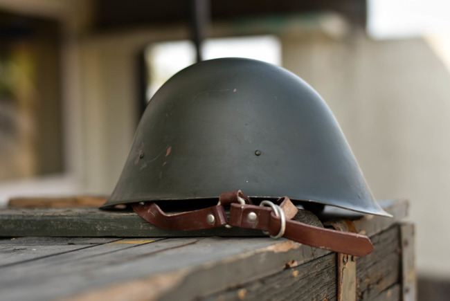 M73 Helmet, Cold War Era, Romanian Army Surplus - Jó állapotban 