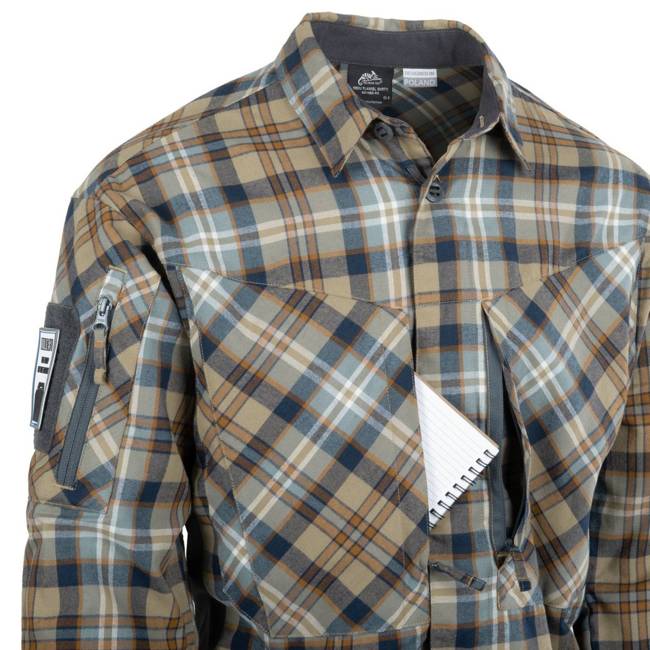 MBDU FLANNEL® ING - GINGER PLAID - HELIKON