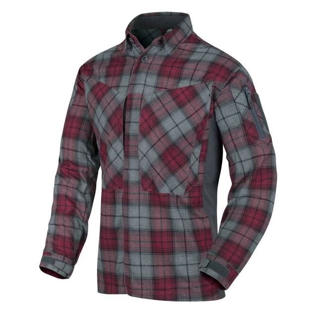 MBDU FLANNEL® ING - RUBY PLAID - HELIKON