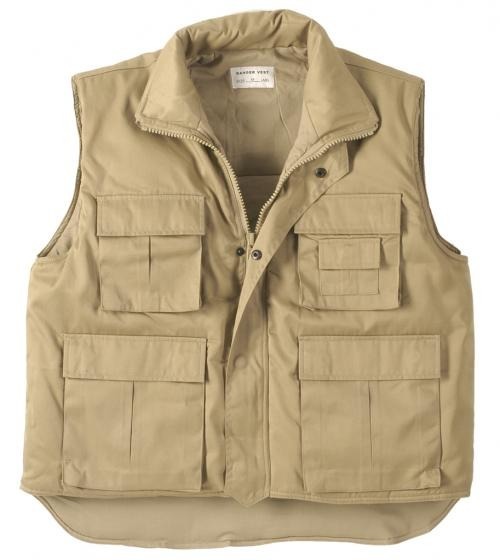 MELLÉNY US KHAKI RANGER VEST LINED IMPORT