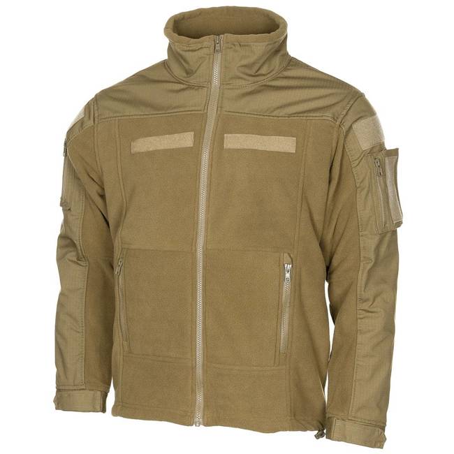 MFH "COMBAT" KABÁT - FLEECE - COYOTE TAN