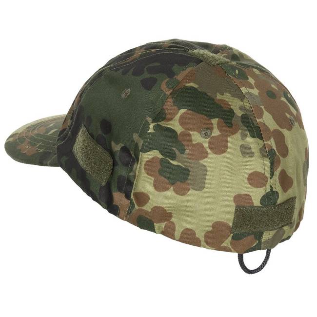 MFH Operaions sapka Velcro panelekkel, German Flecktarn