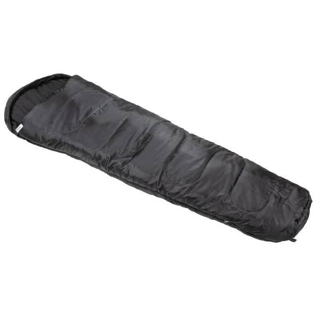 MÚMIA HÁLÓZSÁK - 2 RÉTEGŰ TÖLTELÉK - FOX OUTDOOR® - FEKETE