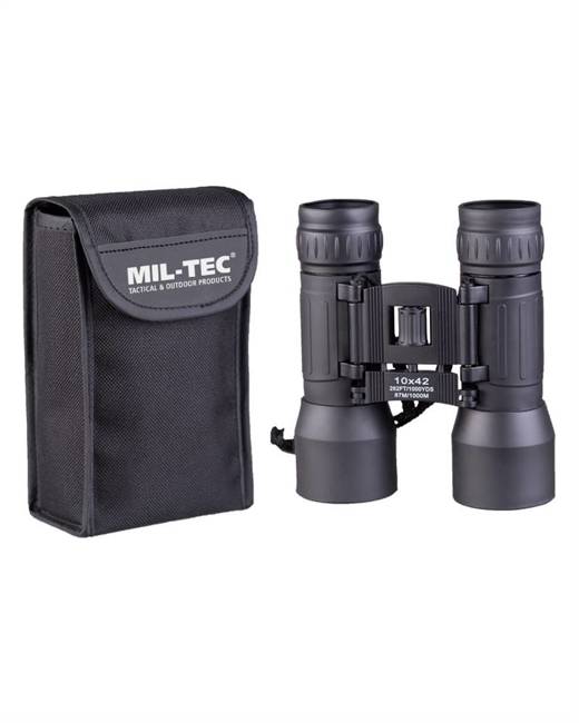 ÖSSZECSUKHATÓ TÁVCSŐ - 10x42 - FEKETE - Mil-tec®