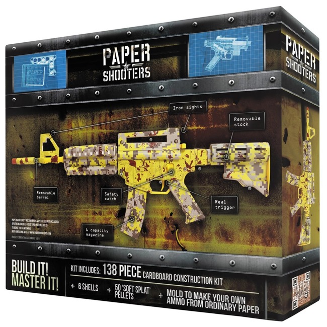 PAPÍR LŐSZERES PISZTOLY KÉSZLET - "ZOMBIE SLAYER" - Paper Shooters®