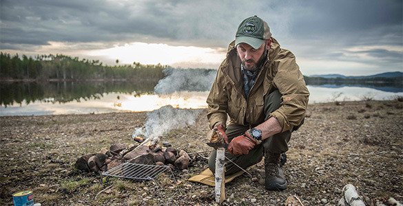 PILGRIM Anorak Dzseki®  Földbarna/fekete - Helikon Tex