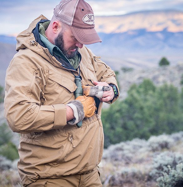 PILGRIM Anorak Dzseki®  Földbarna/fekete - Helikon Tex