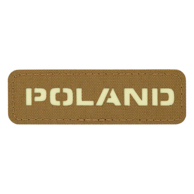 POLAND JELVÉNY - 25 x 80 mm - LASER CUT - COYOTE/GID - M-TAC