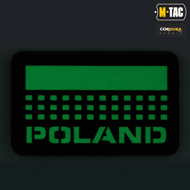 POLAND JELVÉNY (zászlóval) - 50 x 80 mm - LASER CUT - MULTICAM/GID - M-TAC