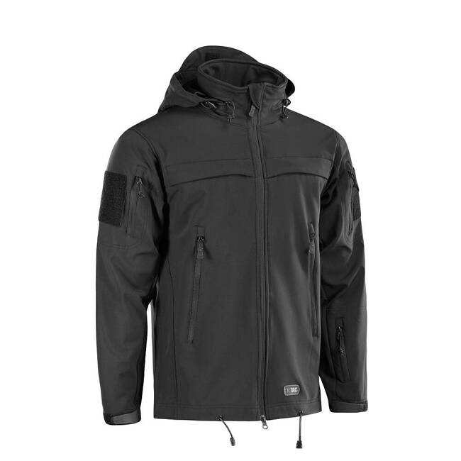 RENDŐRSÉGI SOFTSHELL DZSEKI, FEKETE - M-TAC