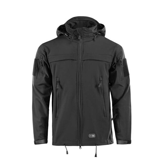 RENDŐRSÉGI SOFTSHELL DZSEKI, FEKETE - M-TAC