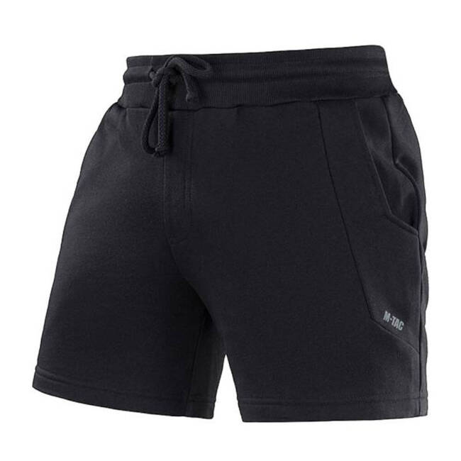 RÖVIDNADRÁG SPORT FIT COTTON - FEKETE - M-TAC