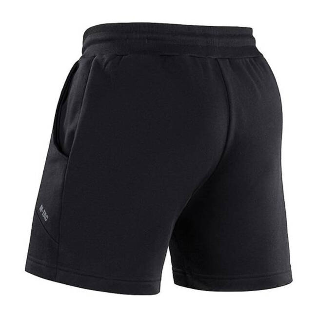 RÖVIDNADRÁG SPORT FIT COTTON - FEKETE - M-TAC