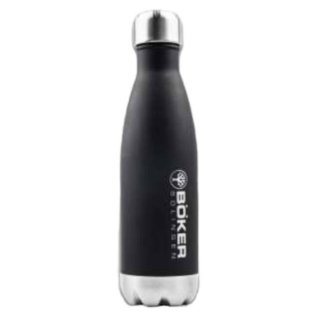 ROZSDAMENTES ACÉL TERMOSZ PALACK - 0,5 L - FEKETE - BOKER