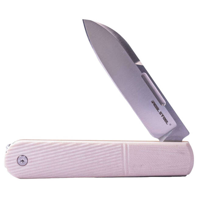 "Real Barlow RB5 Droppoint G10 Ivory" ZSEBKÉS - Real Steel