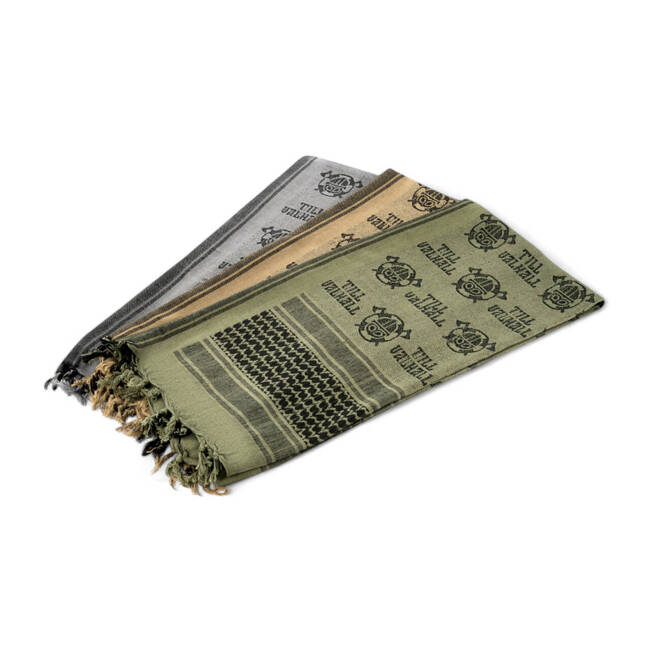 SHEMAGH SCARF - TIL VALHALL - OLIVE/FEKETE - M-TAC