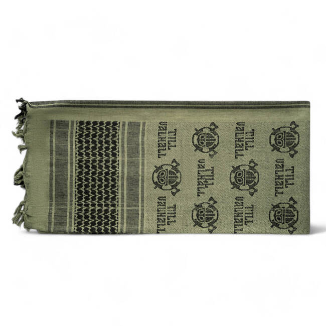 SHEMAGH SCARF - TIL VALHALL - OLIVE/FEKETE - M-TAC