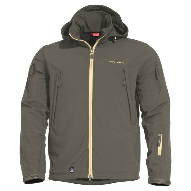 SOFTSHELL DZSEKI - ARTAXES "ESCAPE" - PENTAGON® - ZÖLD GRINDLE