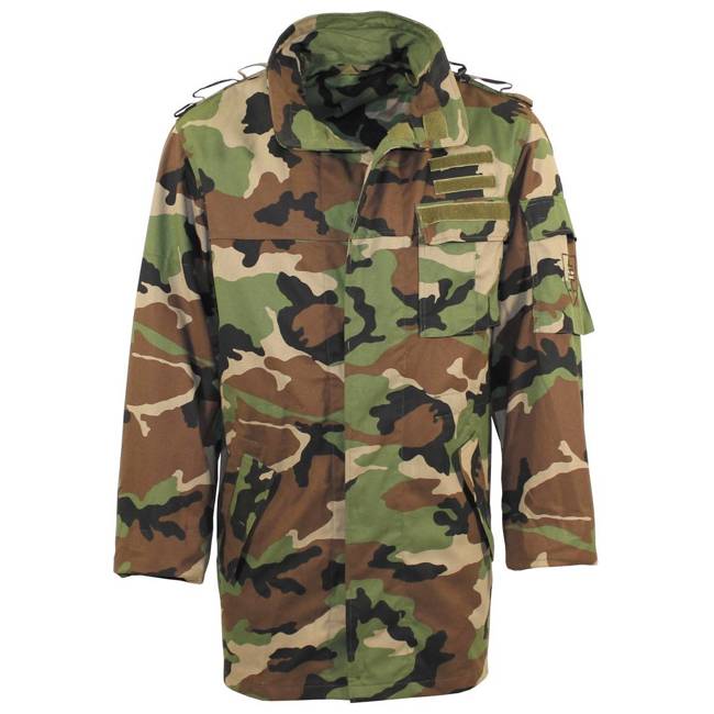 SZLOVÁK PARKA KABÁT- BÉLÉS NÉLKÜL - M97 CAMO - MINT ÚJ